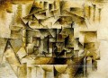 Stillleben avec verre et citron 1910 kubist Pablo Picasso